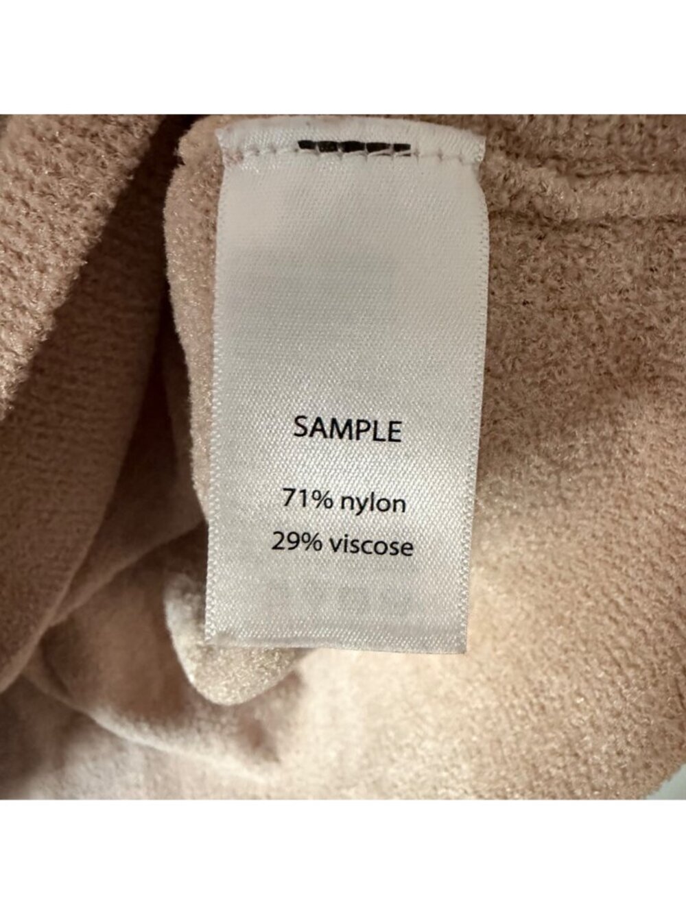 Barefoot Dreams CozyChic Ultra Lite V-Neck Sweater Beige Small - Sample - Picture 4 of 4